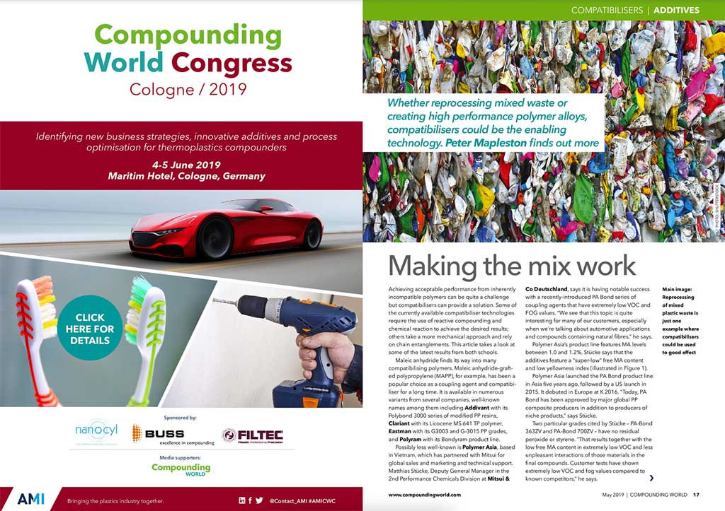 Compounding World Congress Cologne / 2019